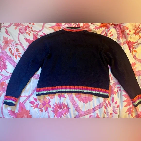 oversized black safety pin cardigan Teddy fresh teddy bear sweater - Picture 2 of 2